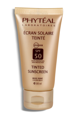 PHYTÉAL écran solaire teinté beige doré SPF 50 UVA